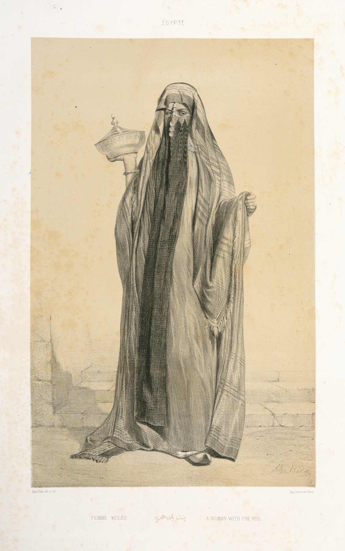 Alexandre Bida - Femme Voilée, A Women with the Veil