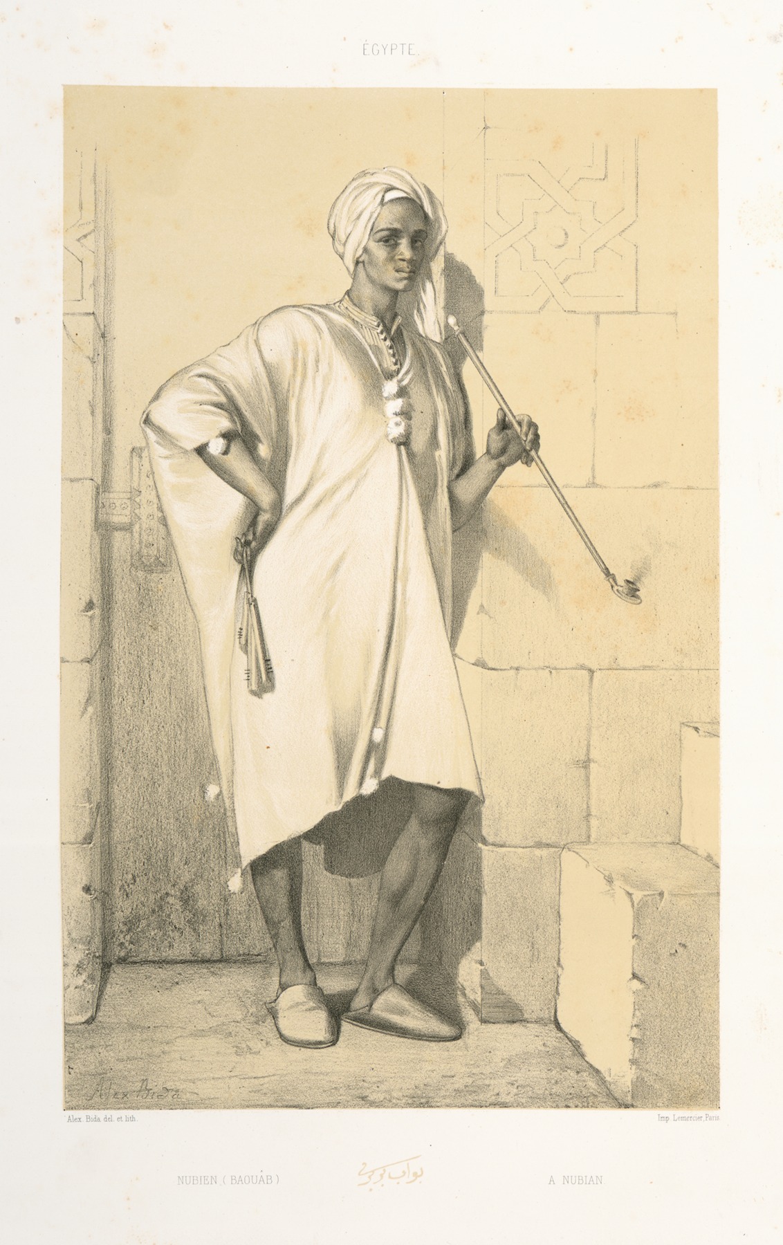 Alexandre Bida - Nubien (Baquâb), A Nubian