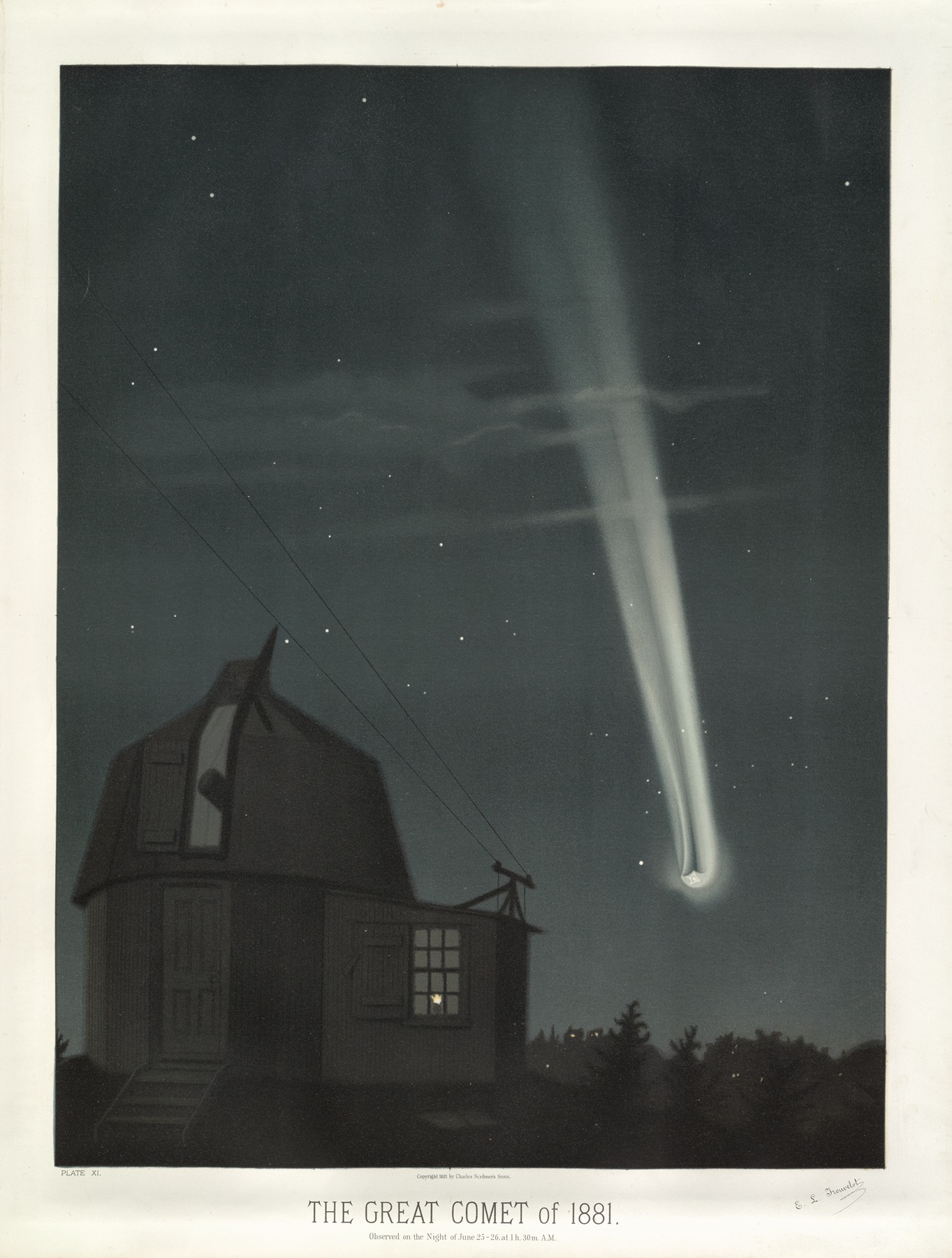 Étienne Léopold Trouvelot - The great comet of 1881