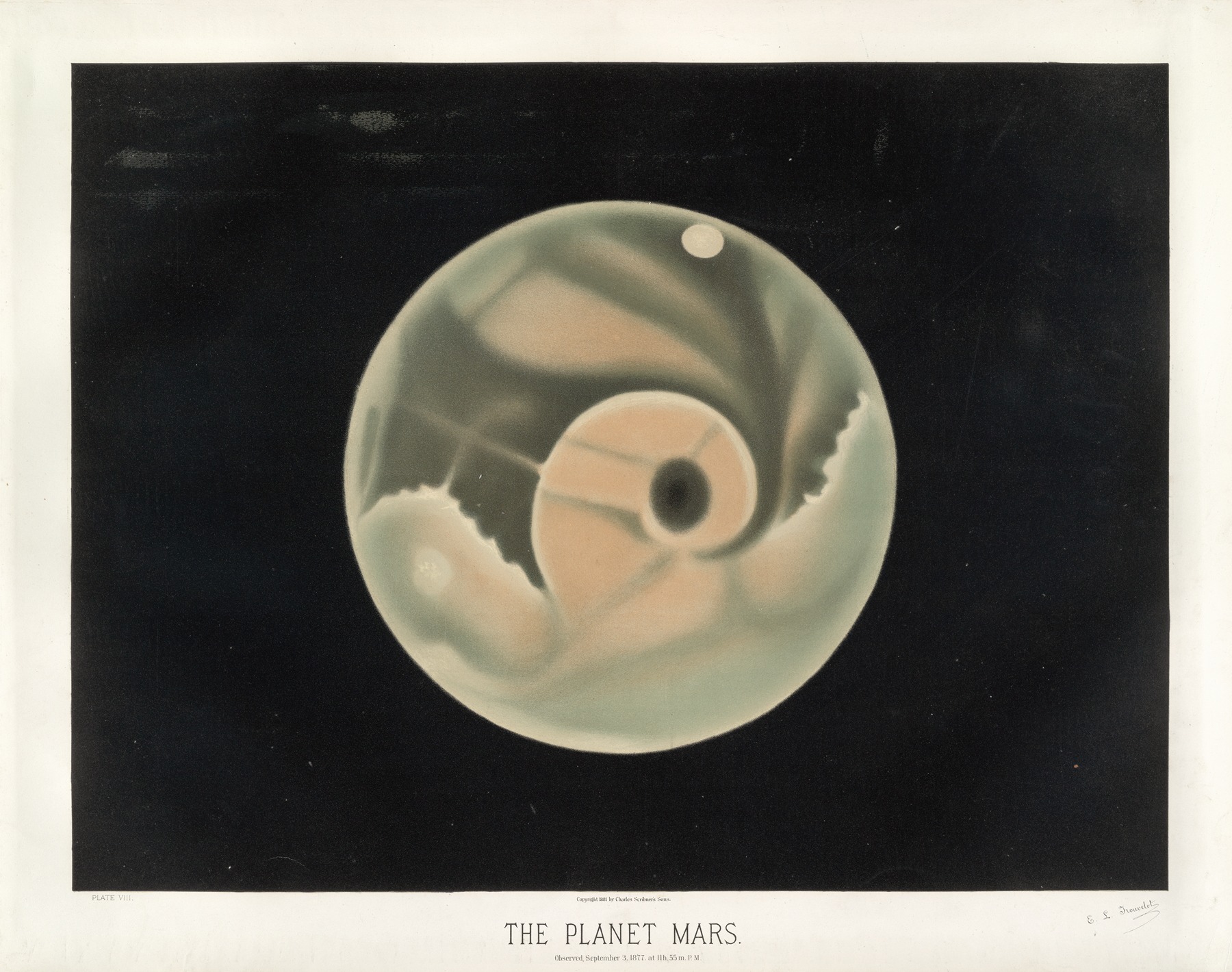 Étienne Léopold Trouvelot - The planet Mars
