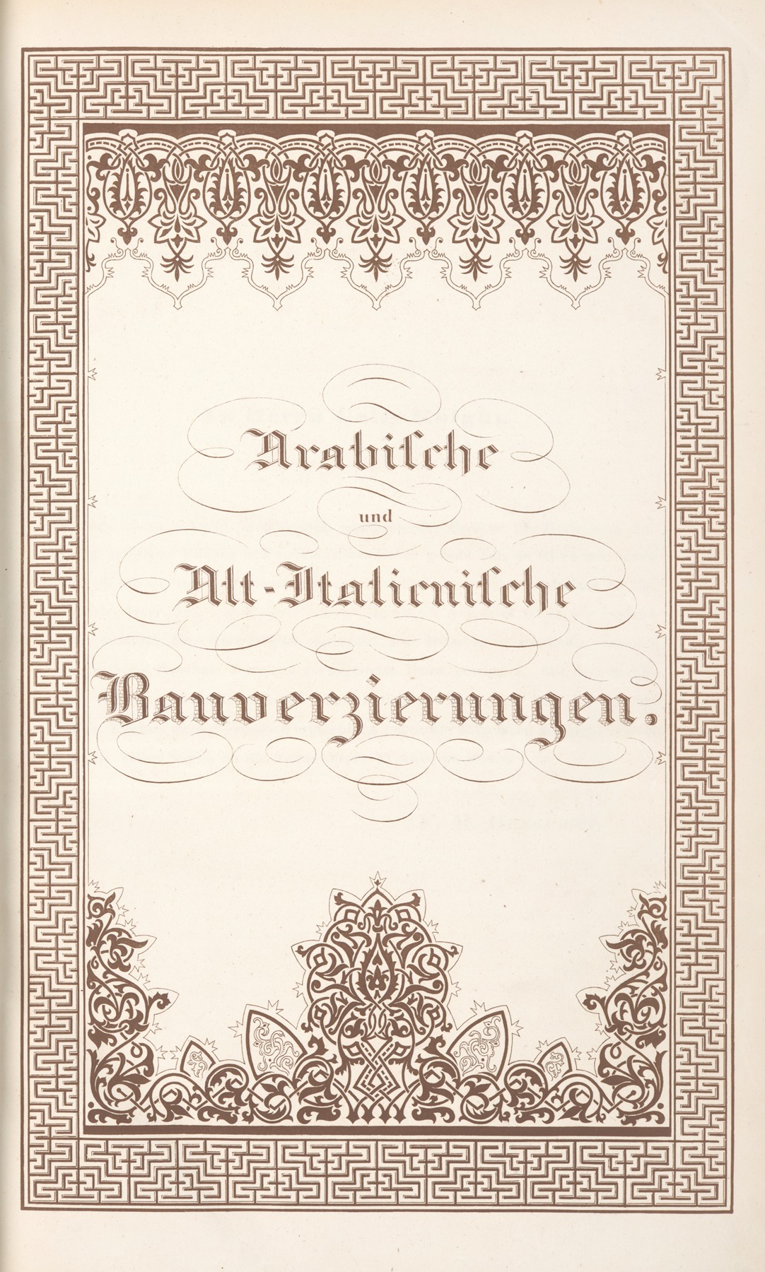 Friedrich Maximilian Hessemer - Title page