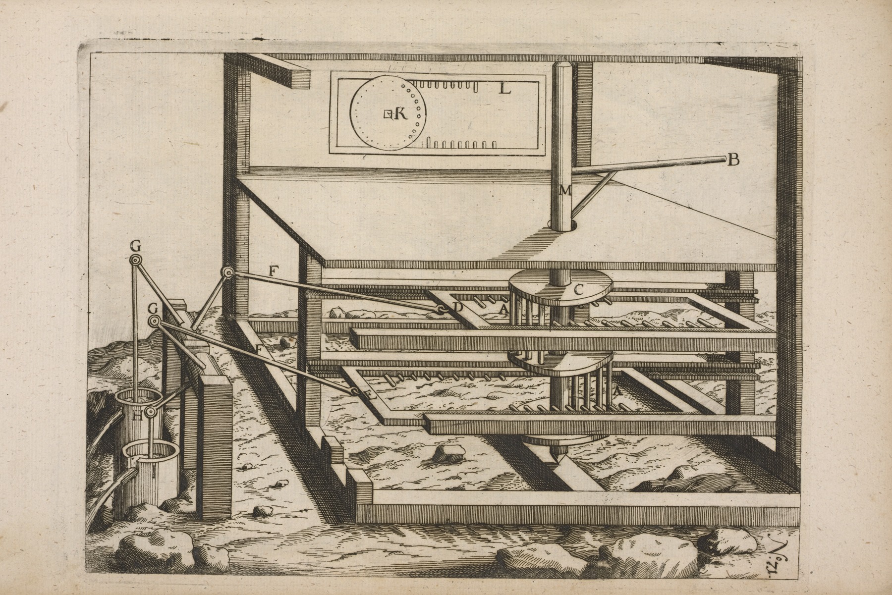 Georg Andreas Böckler - Fig. LXXI. Hydrotechnema.