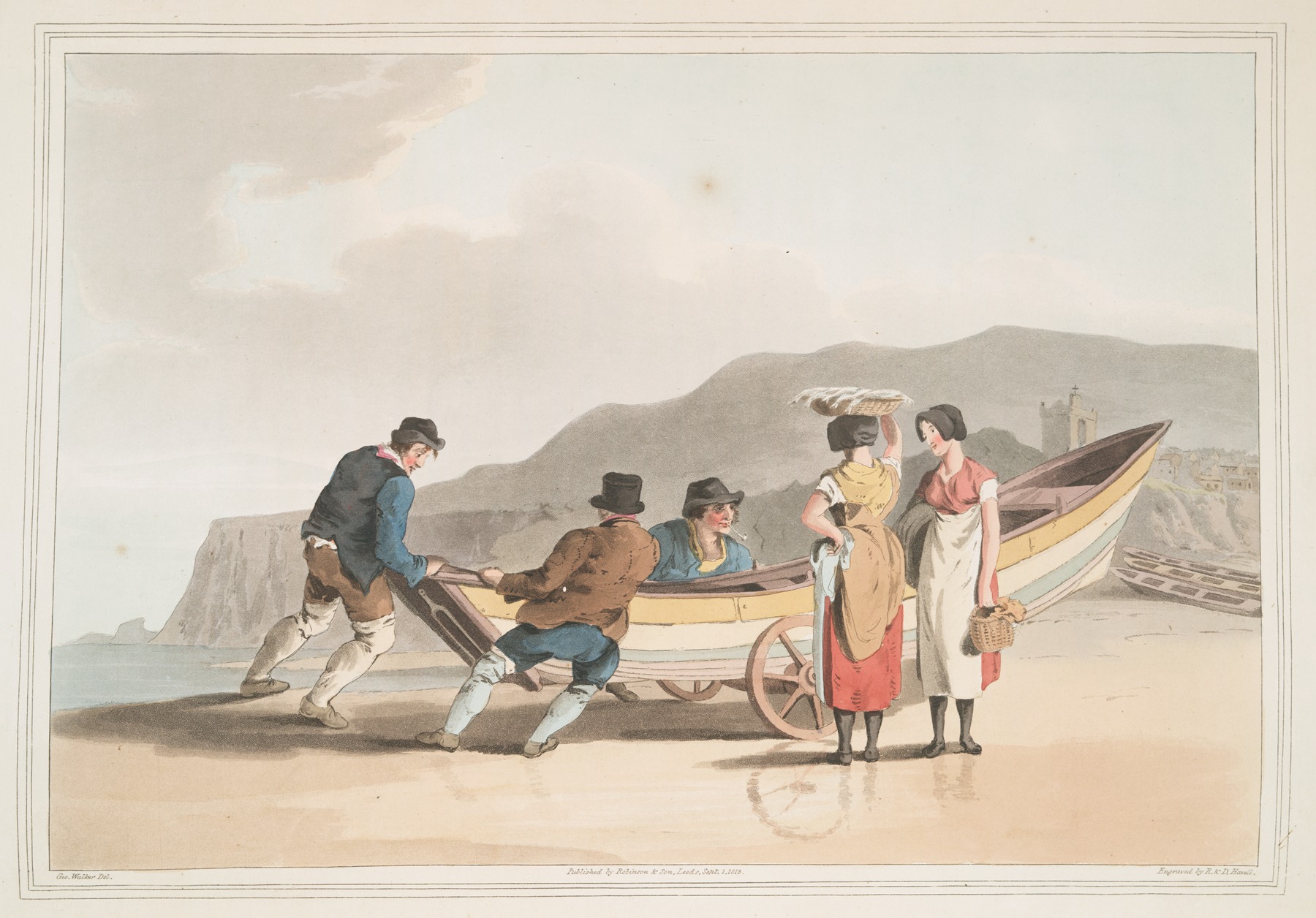 George Walker - Fishermen, Plate 5