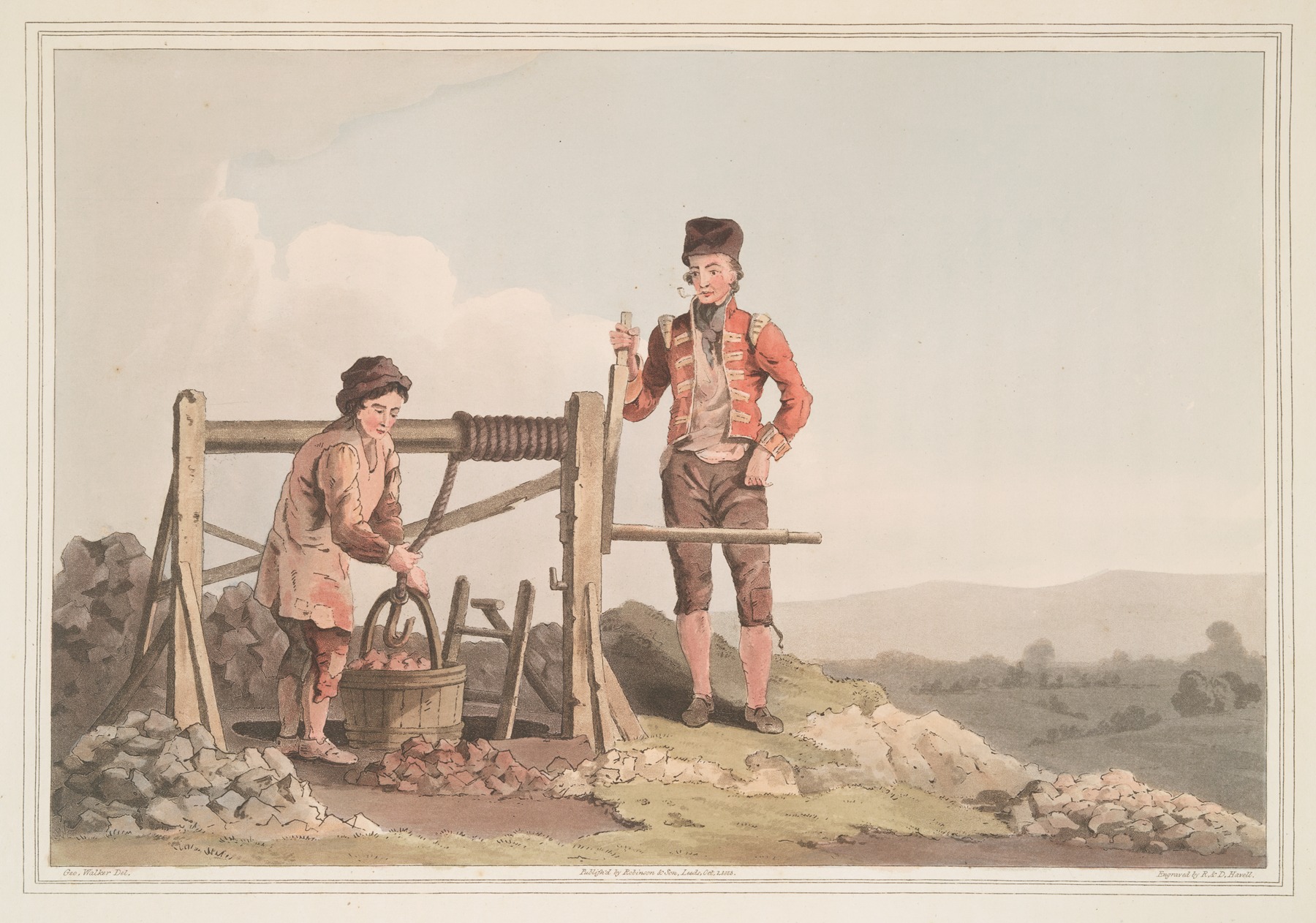 George Walker - The ruddle pit, Plate 10