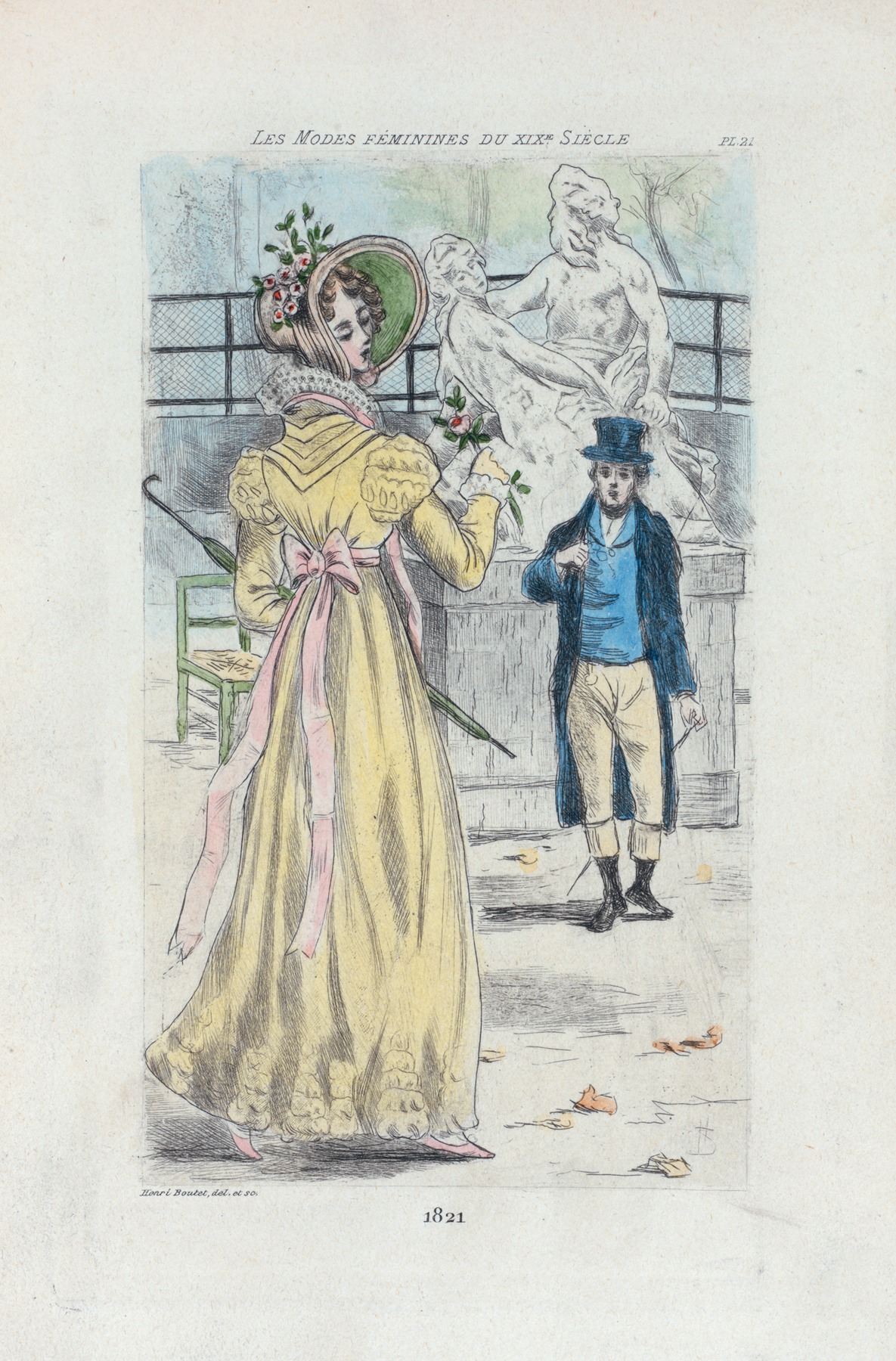 Henri Boutet - 1821 [Women’s fashion in nineteenth-century Paris]