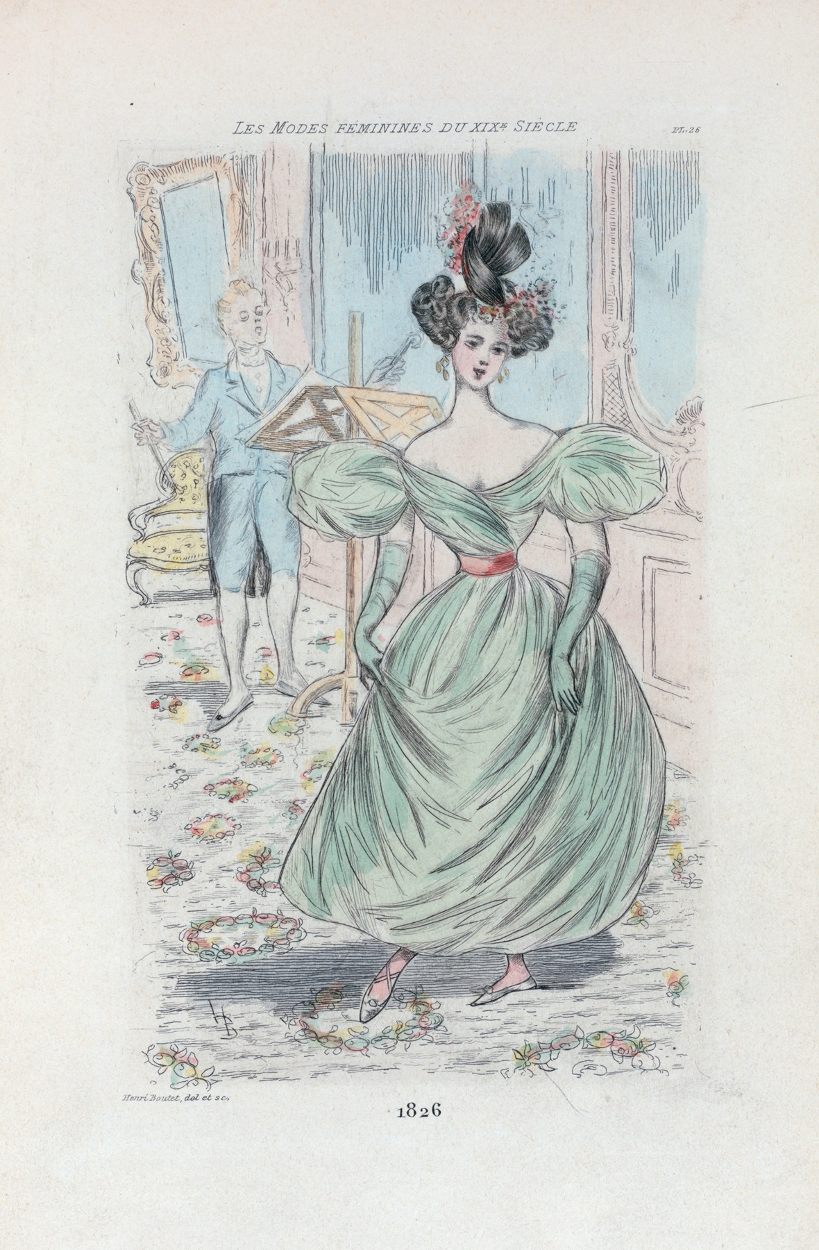 Henri Boutet - 1826 [Women’s fashion in nineteenth-century Paris]