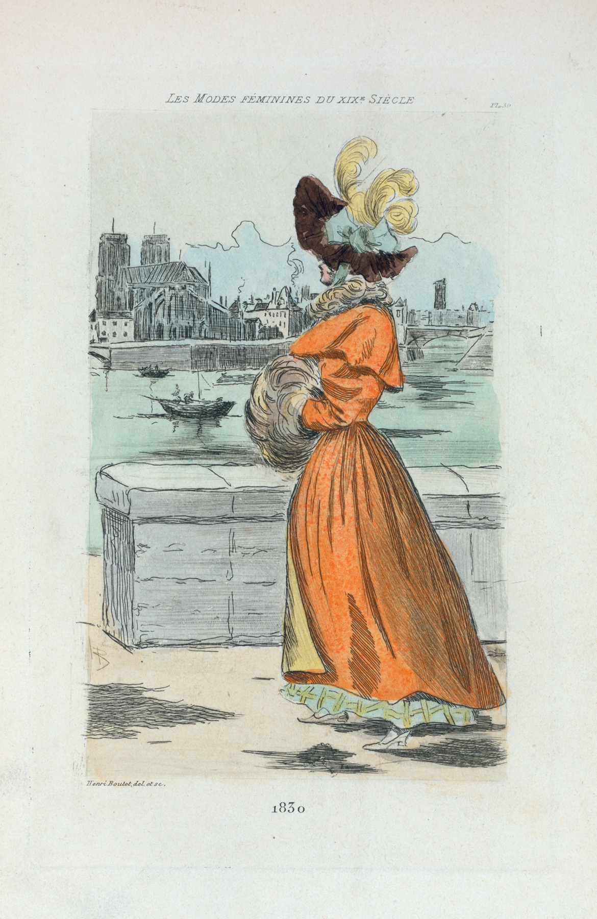 Henri Boutet - 1830 [Women’s fashion in nineteenth-century Paris]