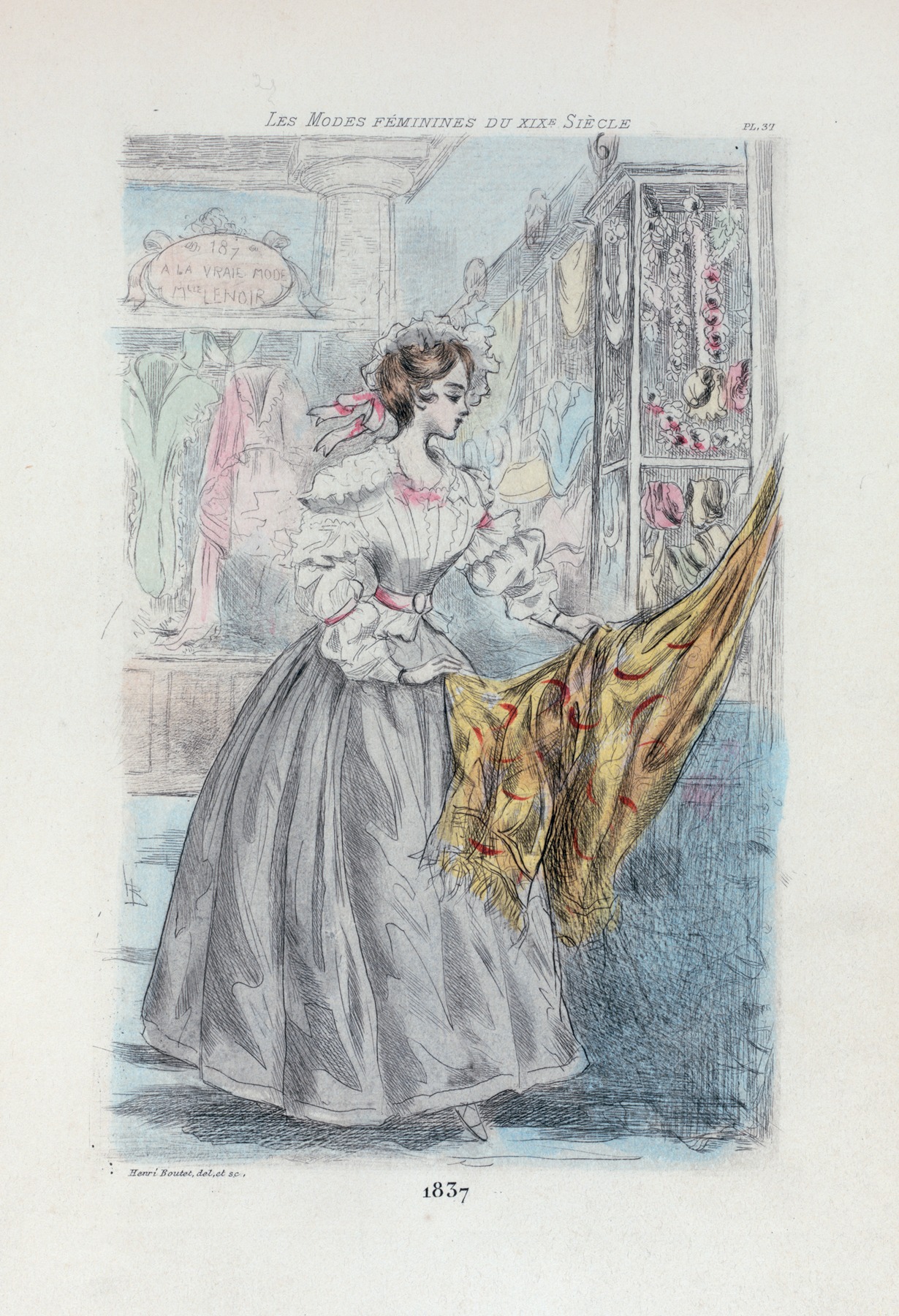 Henri Boutet - 1837 [Women’s fashion in nineteenth-century Paris]