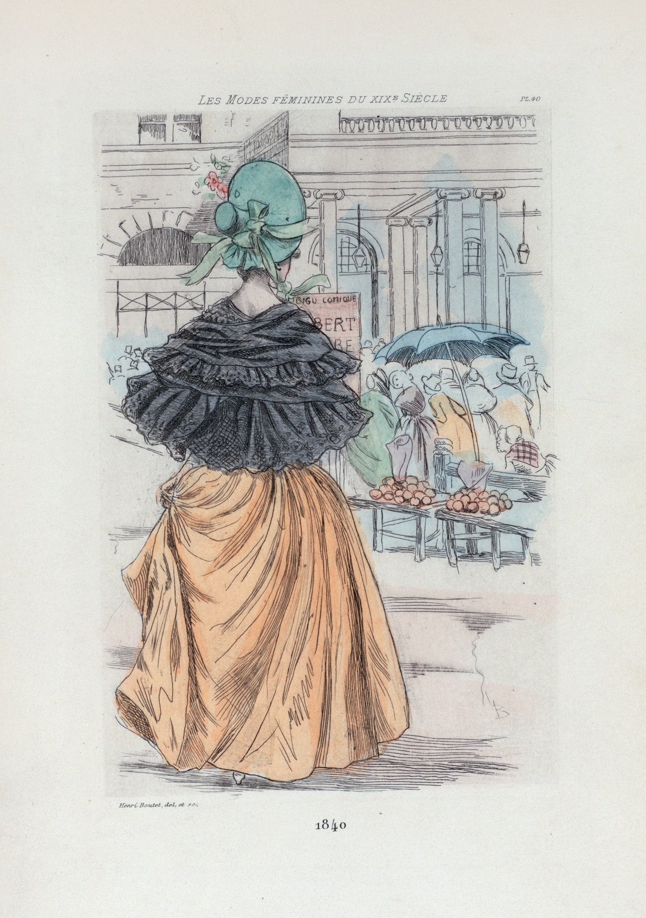Henri Boutet - 1840 [Women’s fashion in nineteenth-century Paris]