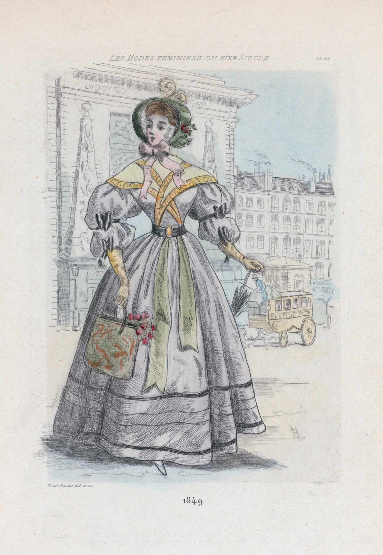 Henri Boutet - 1849 [Women’s fashion in nineteenth-century Paris]