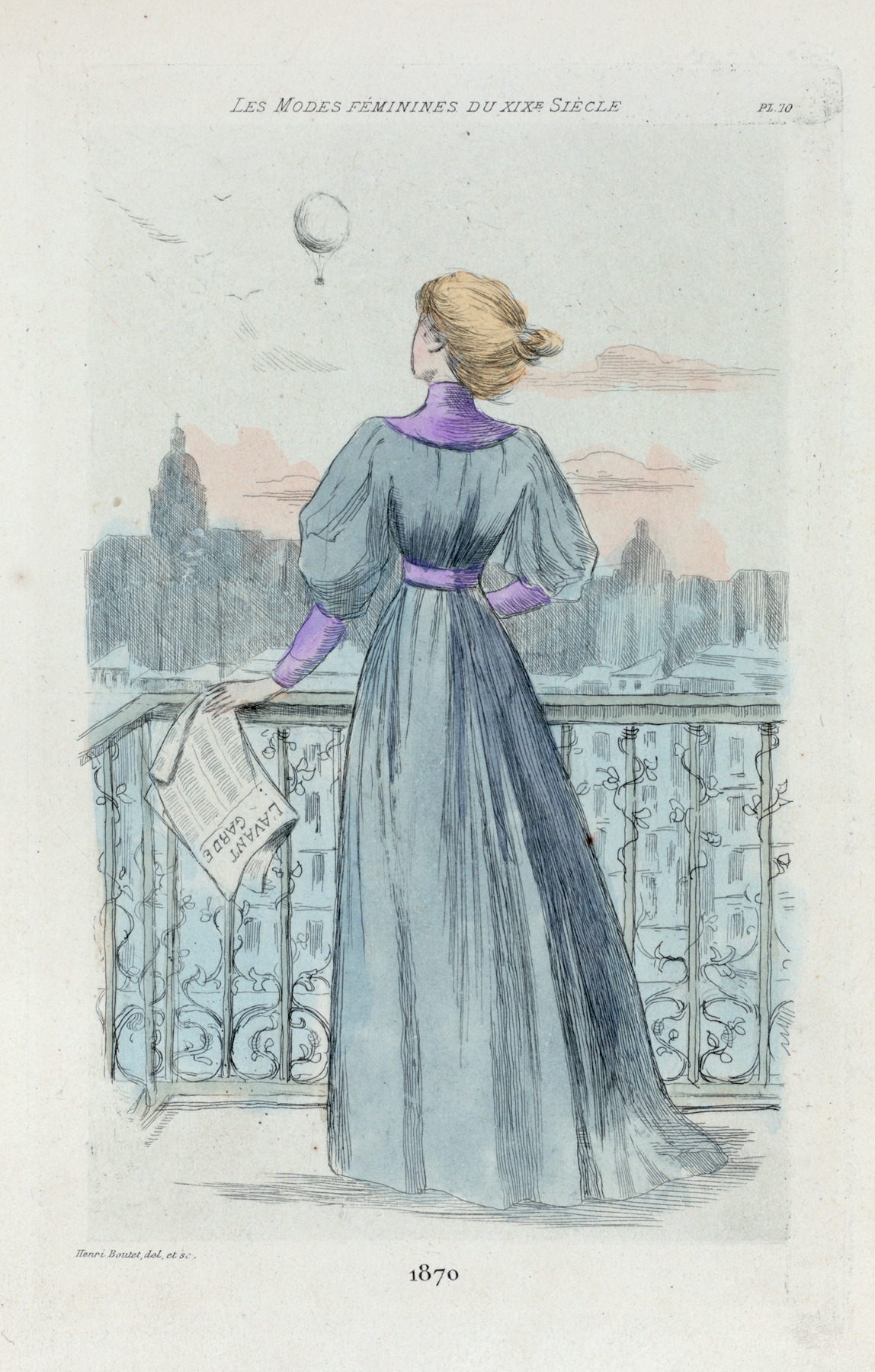 Henri Boutet - 1870 [Women’s fashion in nineteenth-century Paris]