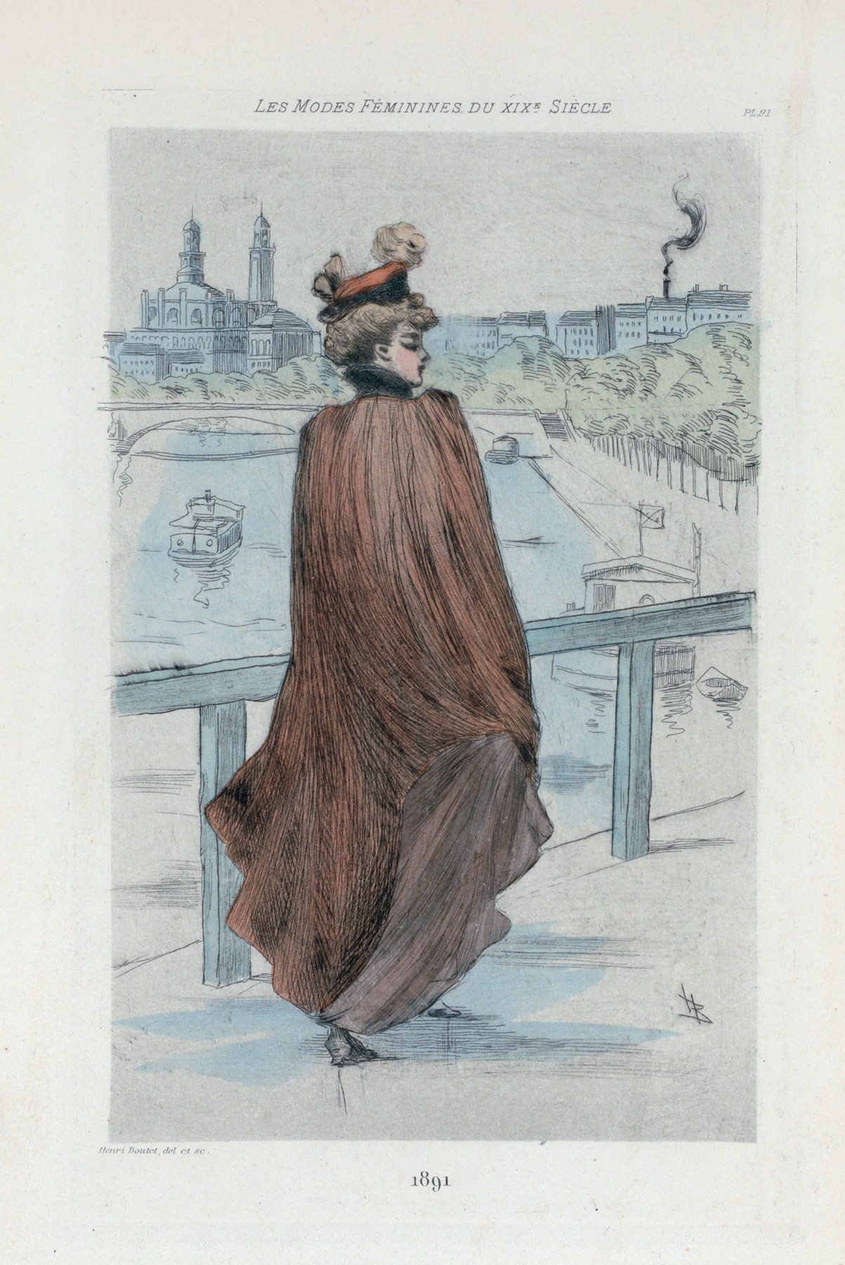 Henri Boutet - 1891 [Women’s fashion in nineteenth-century Paris]