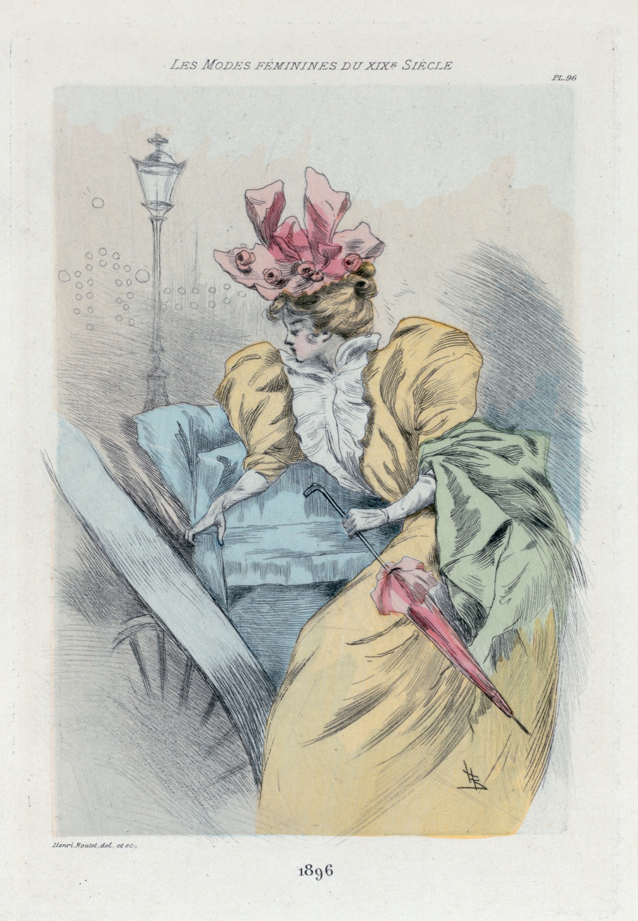 Henri Boutet - 1896 [Women’s fashion in nineteenth-century Paris]