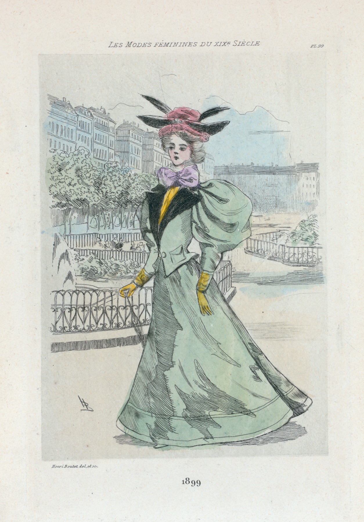 Henri Boutet - 1899 [Women’s fashion in nineteenth-century Paris]