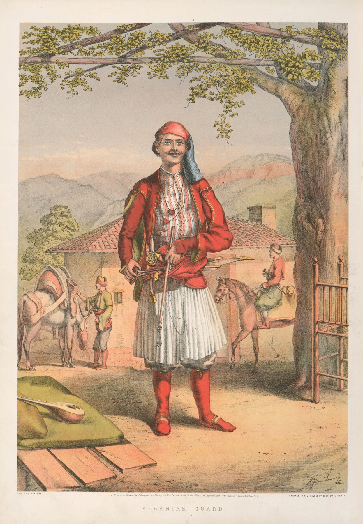 Henry John Van-Lennep - Albanian Guard