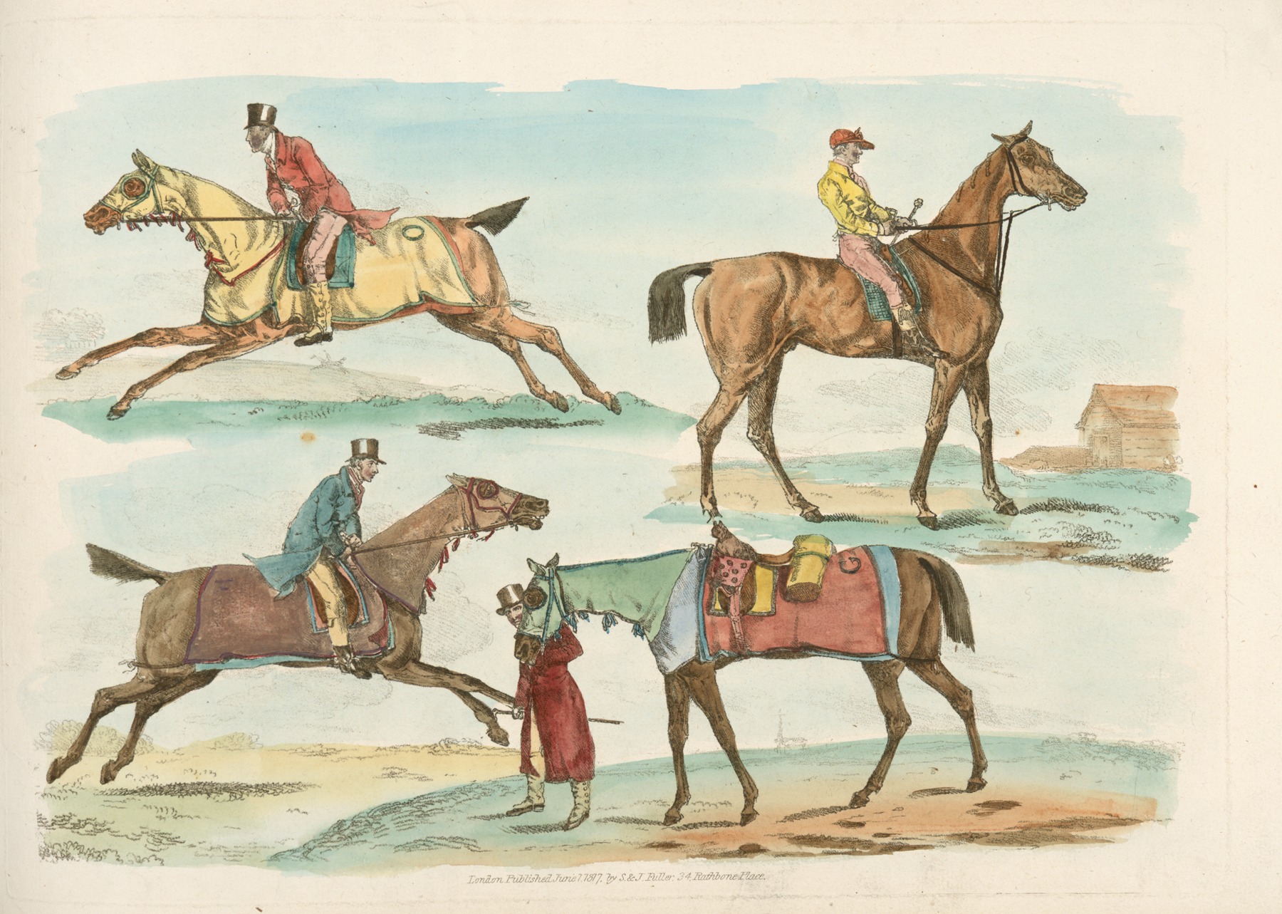 Henry Thomas Alken - Hunters training their horses