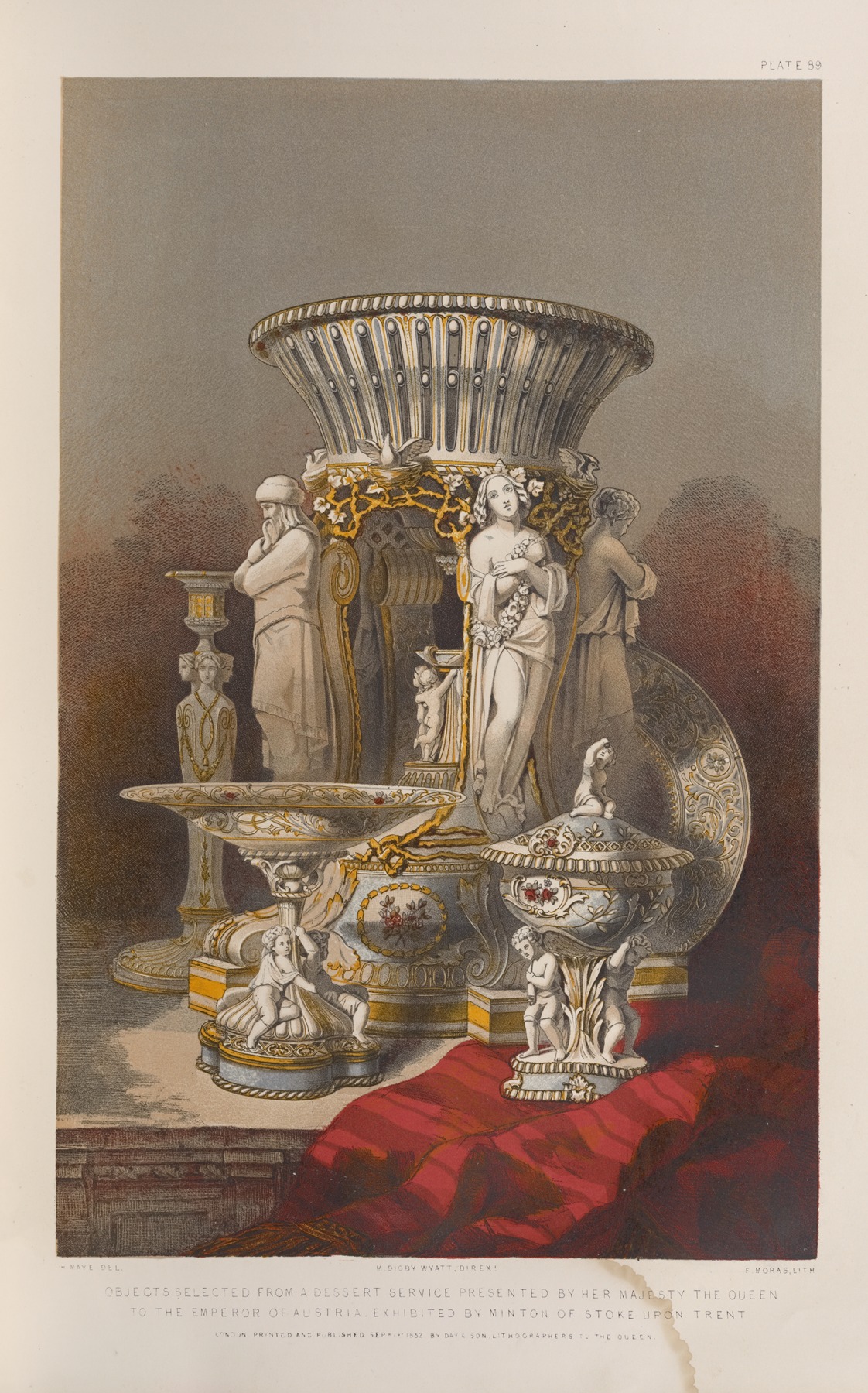 Matthew Digby Wyatt - Objects selected from a dessert service presented by her majesty the queen to the emperor of Austria