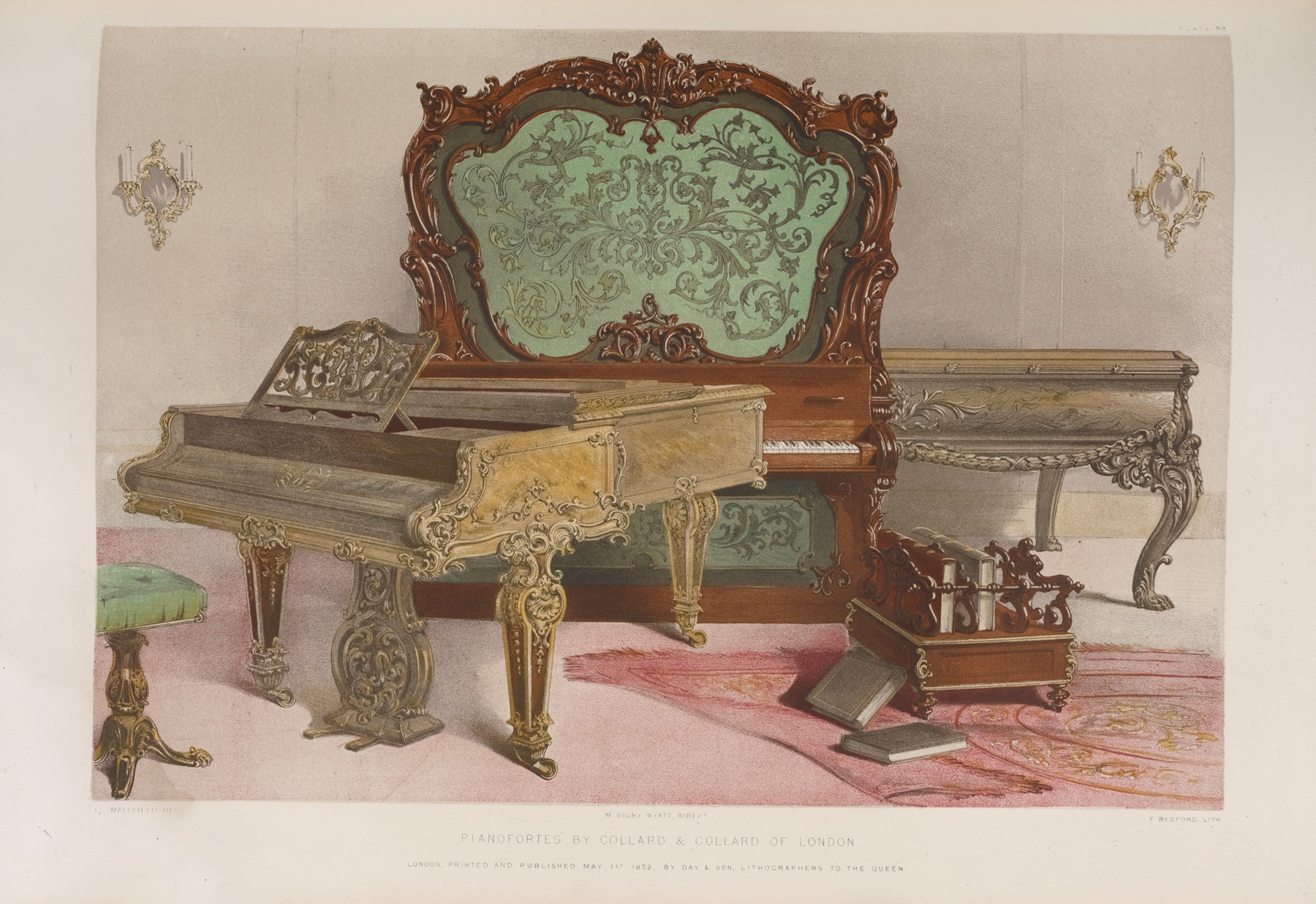 Matthew Digby Wyatt - Pianofortes by Collard & Collard of London