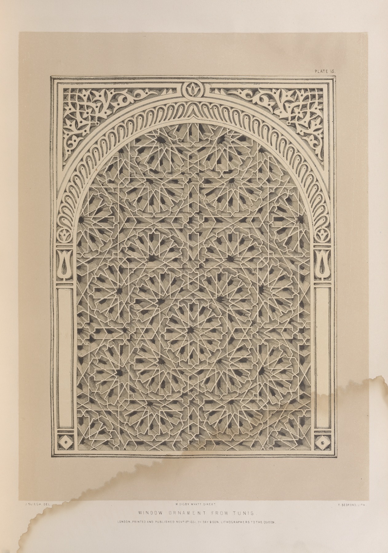 Matthew Digby Wyatt - Window ornament from Tunis