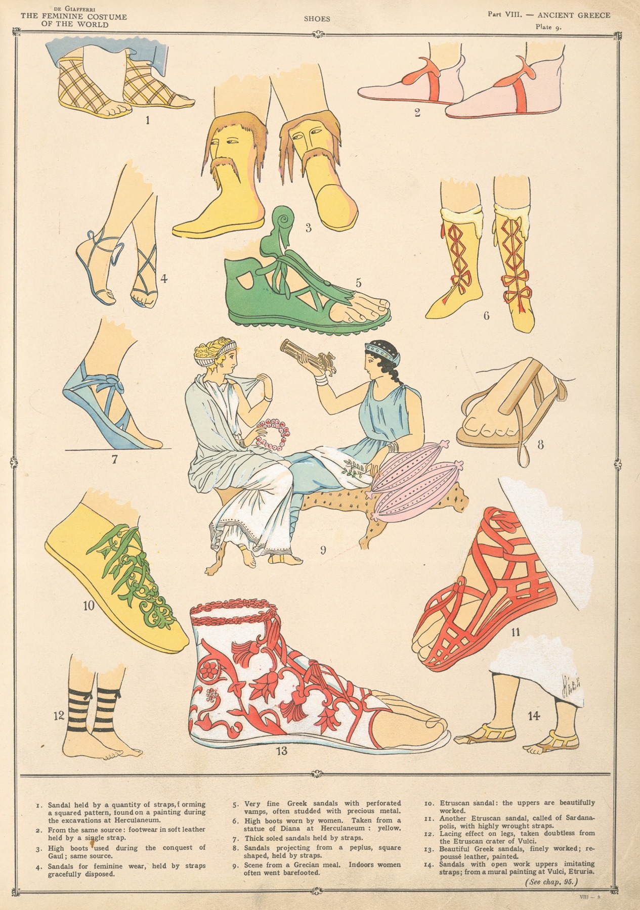 Paul Louis de Giafferri - Ancient Greece – Shoes