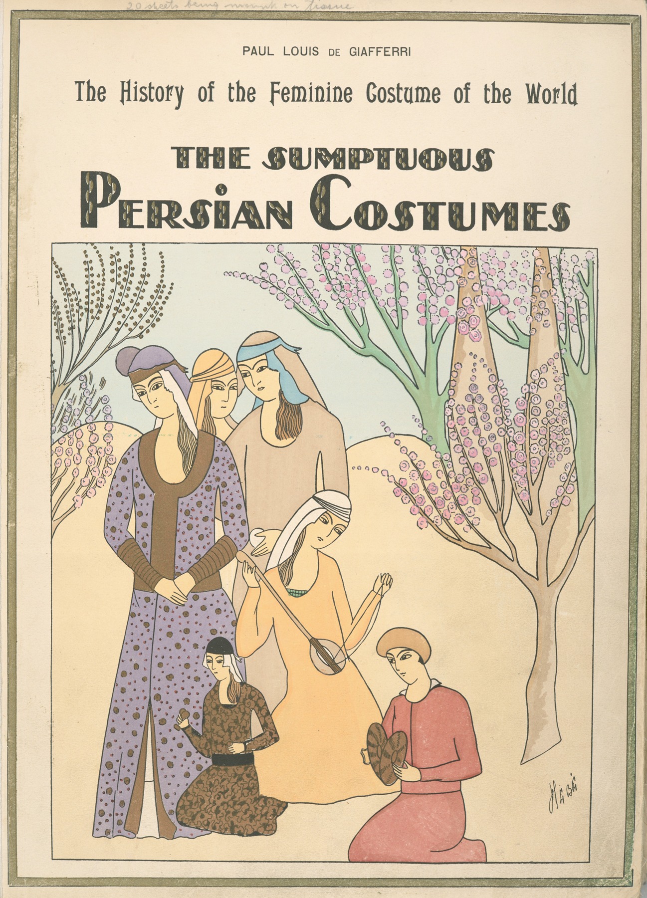 Paul Louis de Giafferri - The sumptuous Persian costumes
