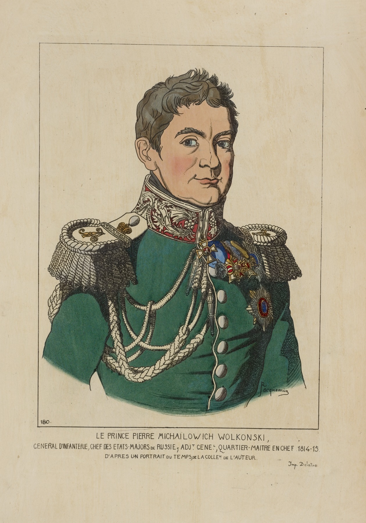 Raphaël Jacquemin - Le prince Pierre Michailowich Wolkonski