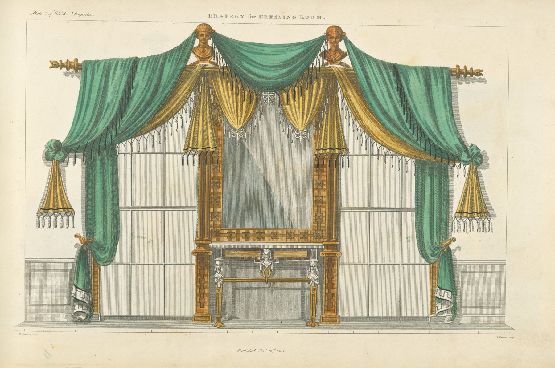 Thomas Sheraton - Drapery for dressing room