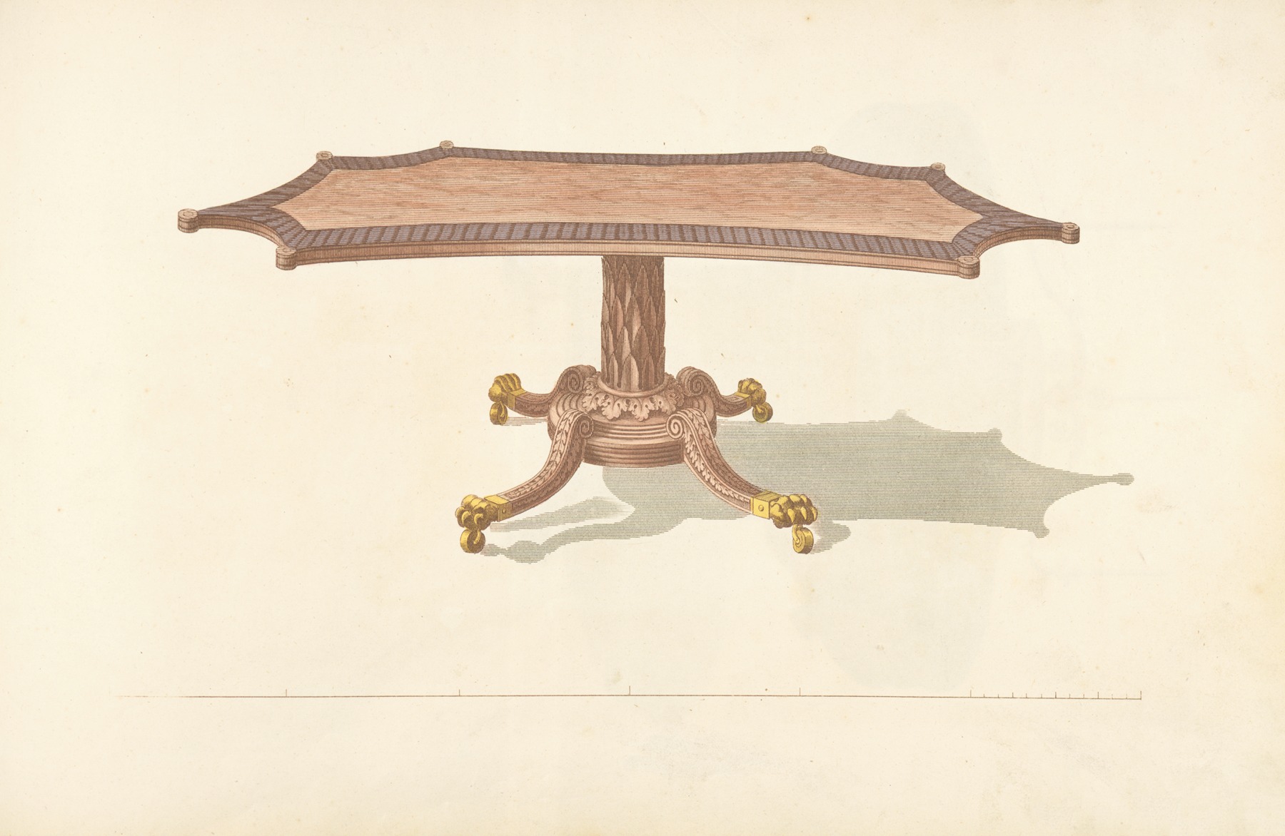 Thomas Sheraton - Octagonal table.