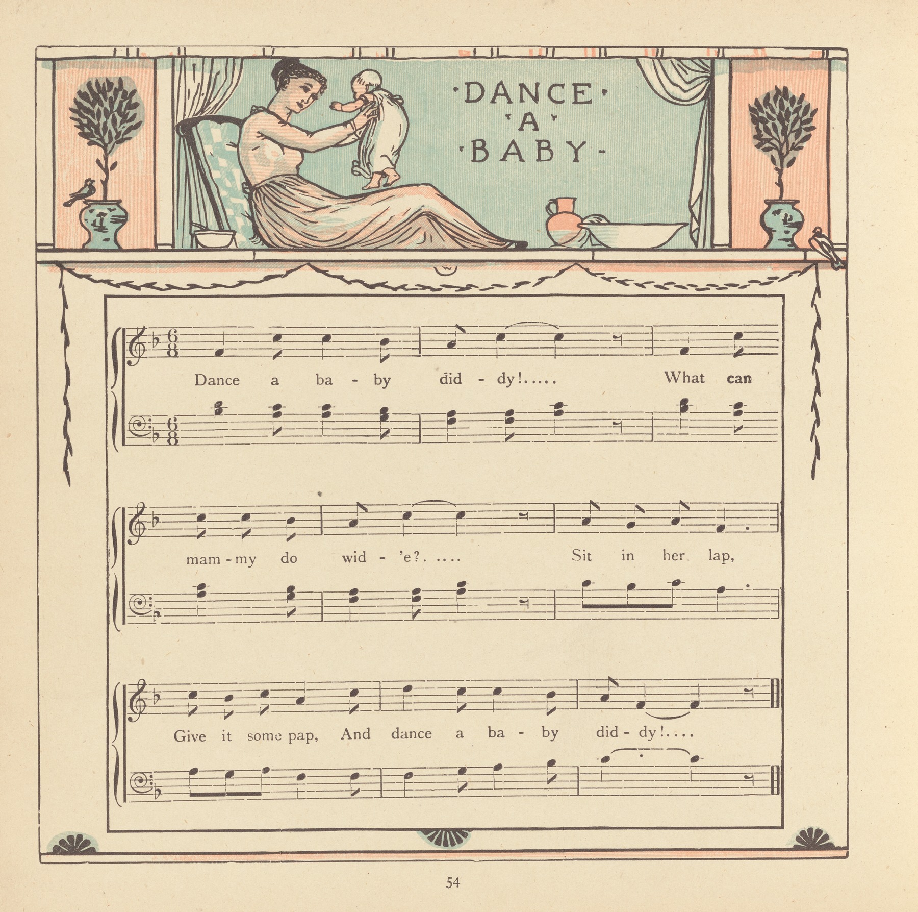 Walter Crane - Dance a Baby