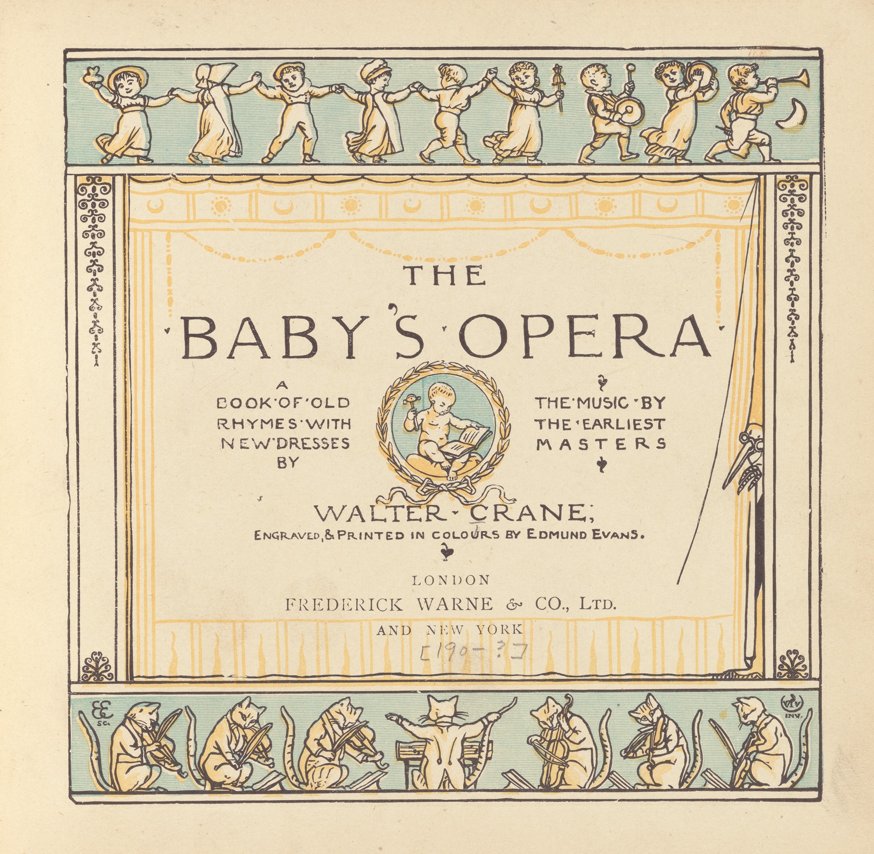 Walter Crane - The baby’s opera – Title page