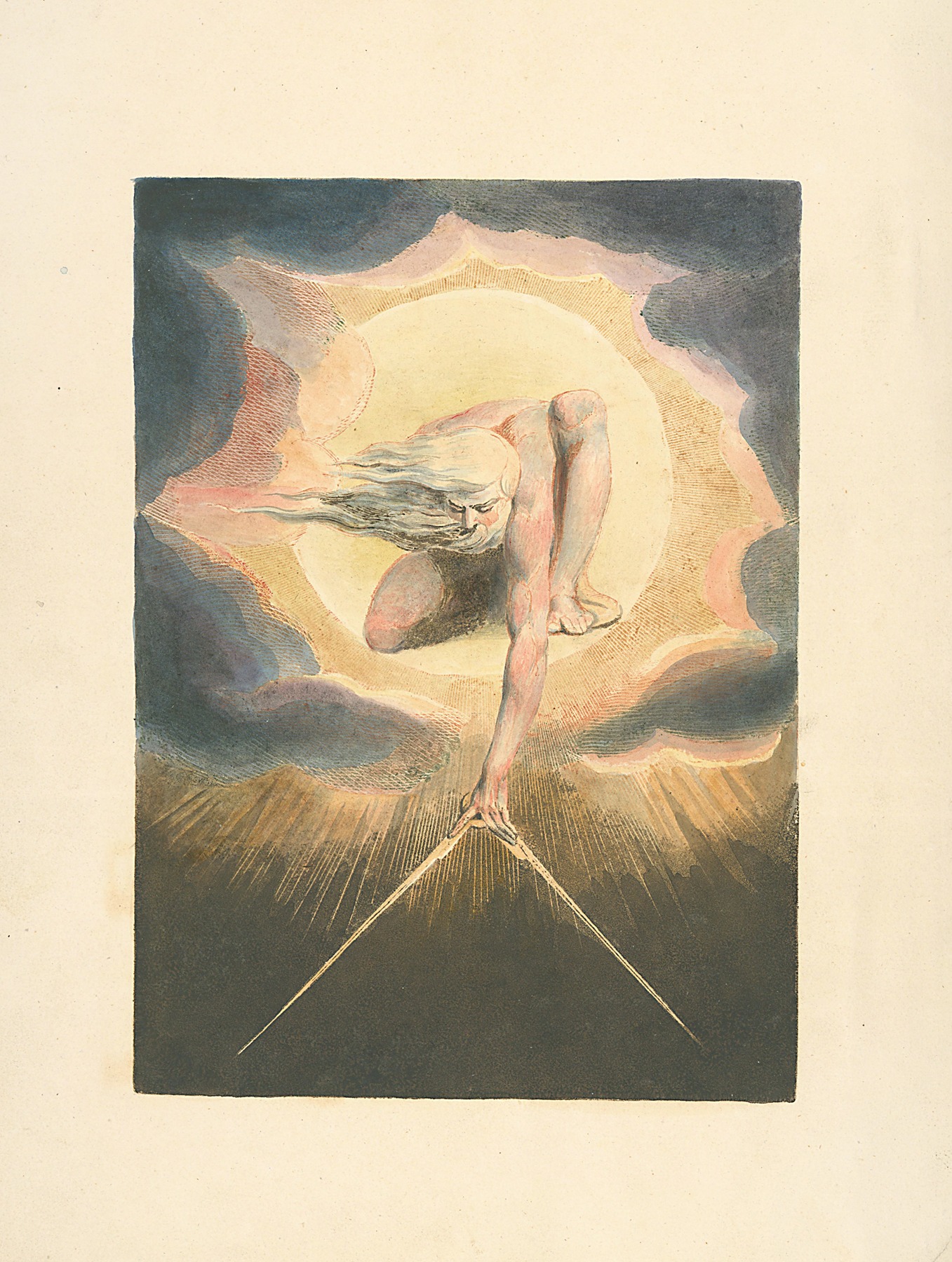 William Blake - Europe; a Prophecy – Frontispiece