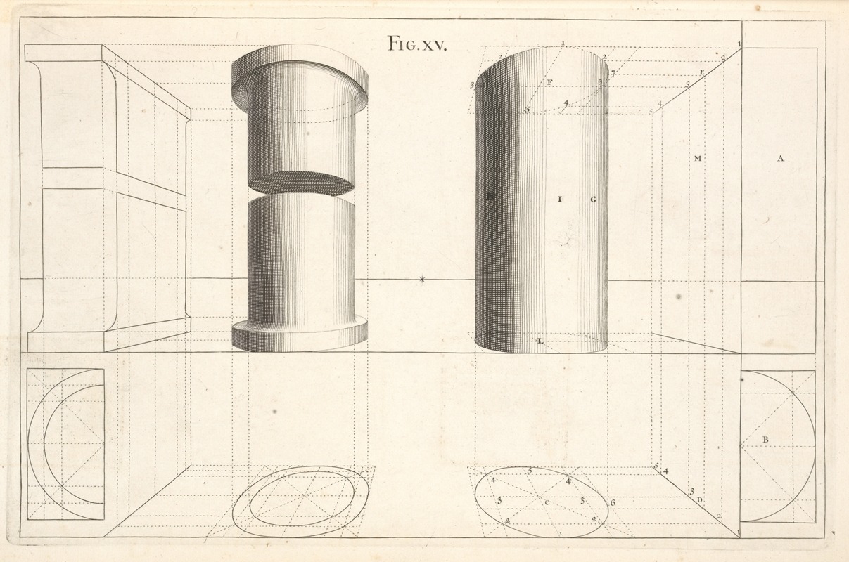 Andrea Pozzo - A column in perspective