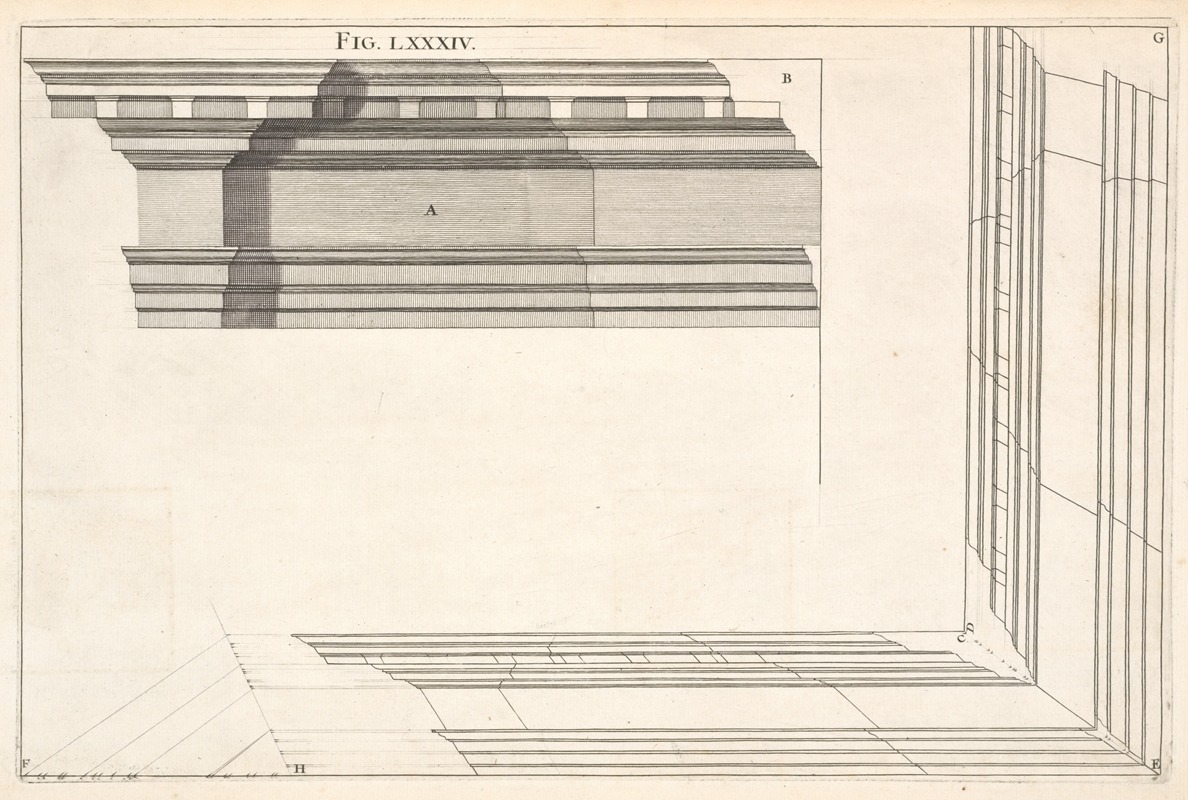 Andrea Pozzo - A Corinthian cornice.