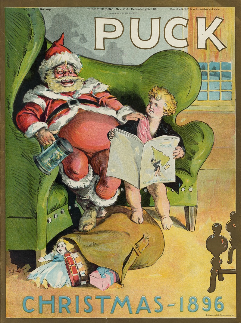 Charles Jay Taylor - Puck Christmas 1896