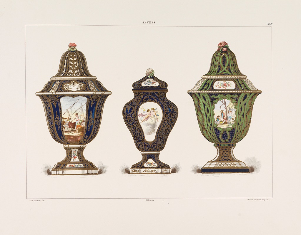 Edouard Garnier - Porcelaine tendre de Sèvres