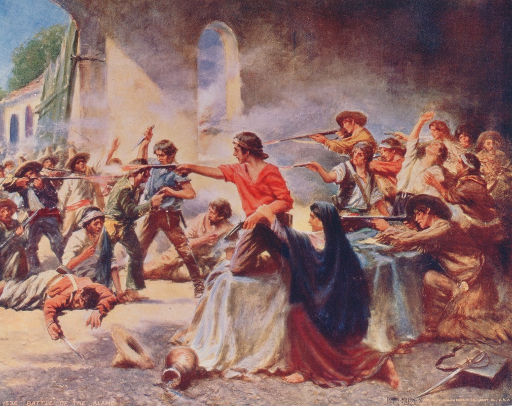 Edward Percy Moran - Battle of the Alamo