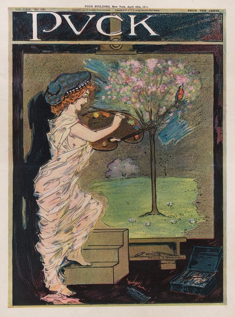 Frank Arthur Nankivell - Miss spring, artist