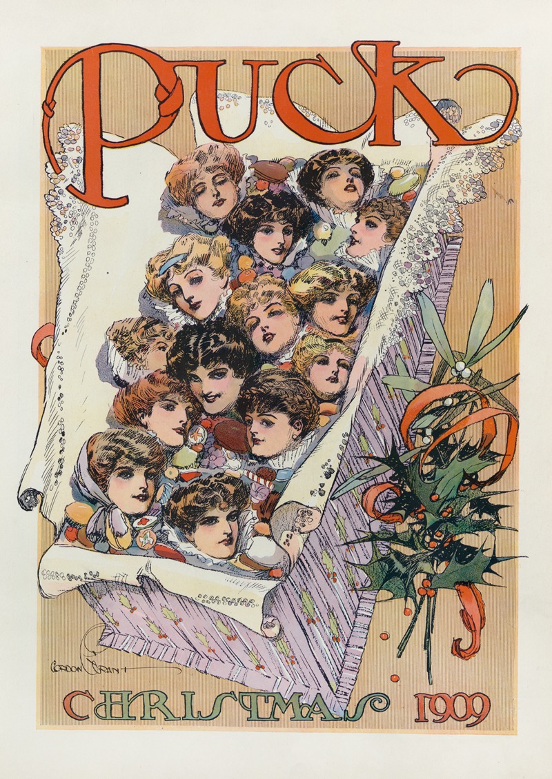 Gordon Grant - Puck Christmas 1909