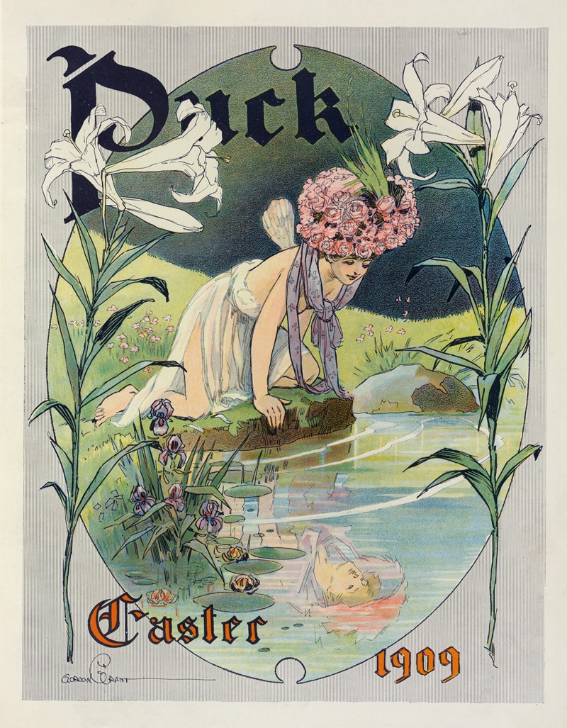 Gordon Grant - Puck Easter 1909 – Psyche