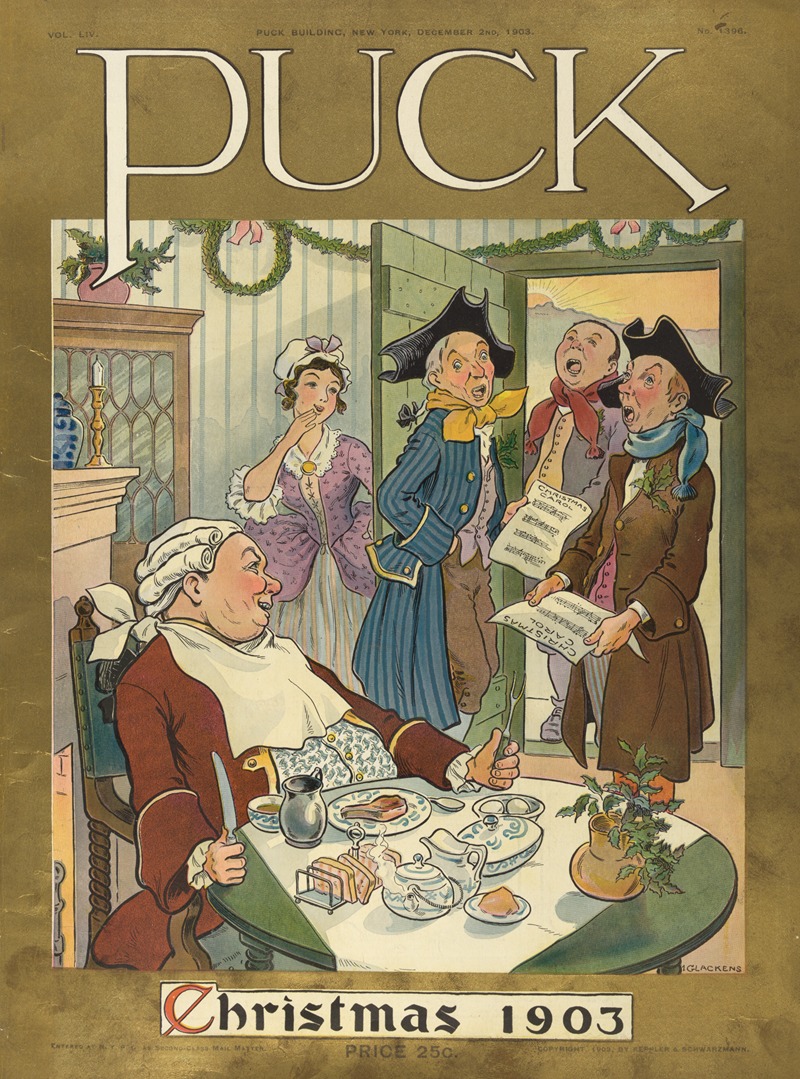 Louis Glackens - Puck Christmas 1903
