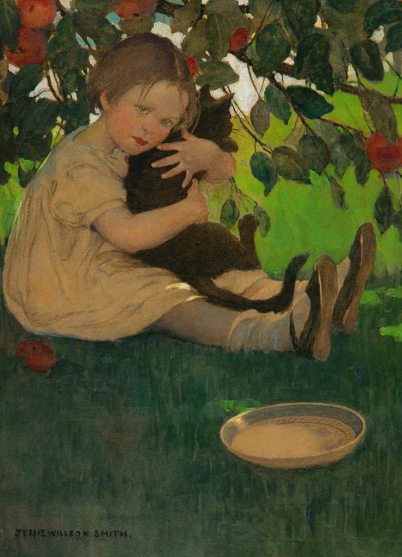 Jessie Willcox Smith - A Child’s Book of Old Verses book interior