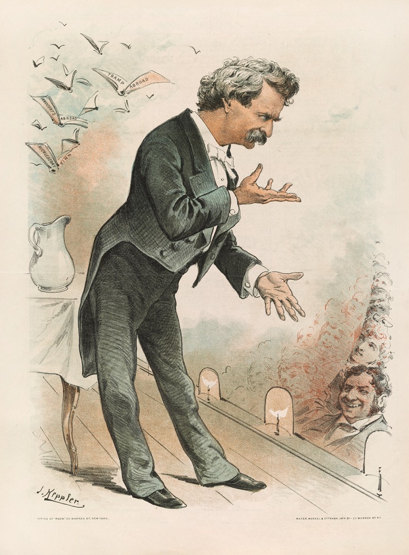 Joseph Ferdinand Keppler - ‘Mark Twain,’ America’s best humorist