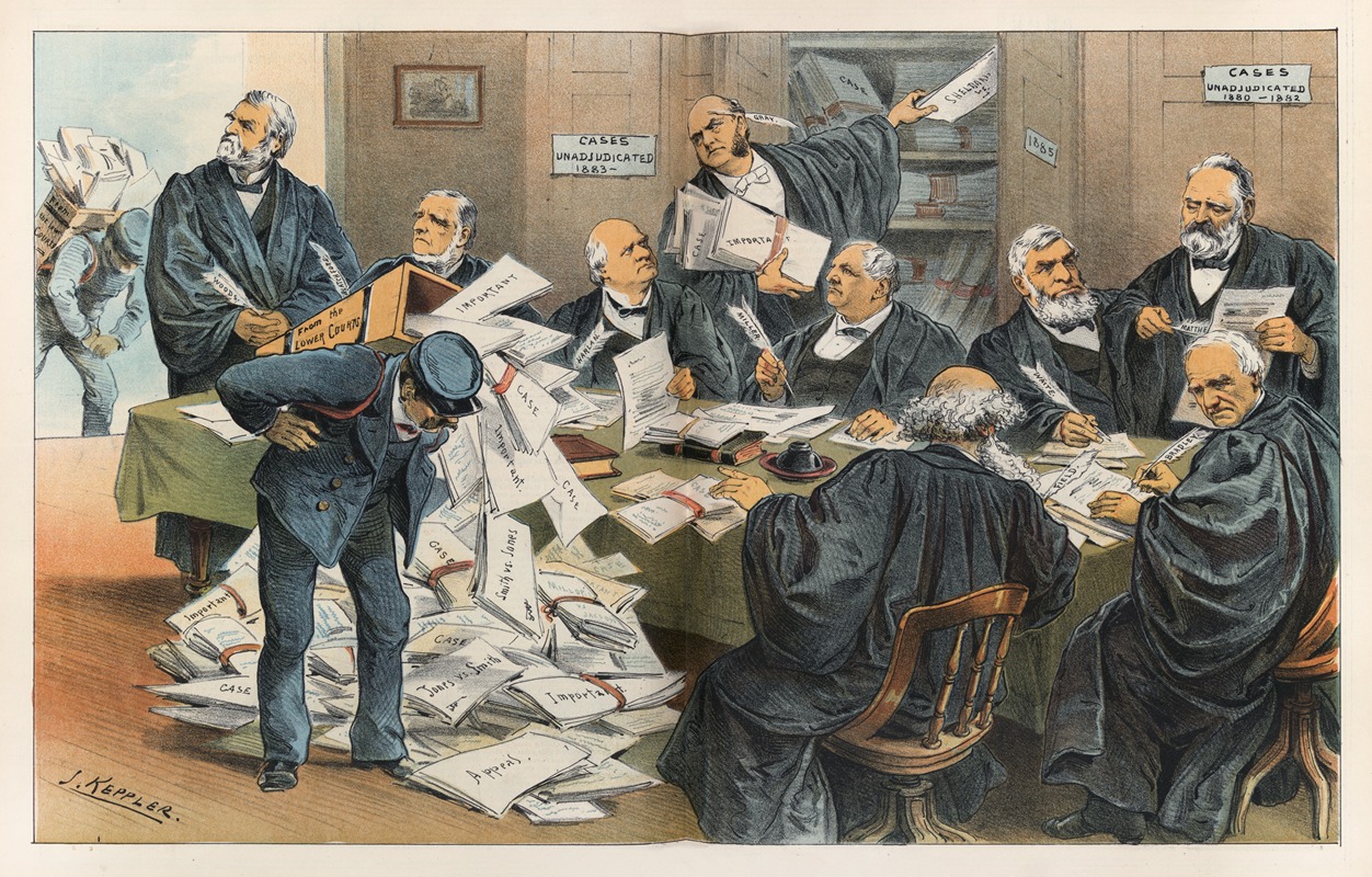 Joseph Ferdinand Keppler - Our overworked Supreme Court