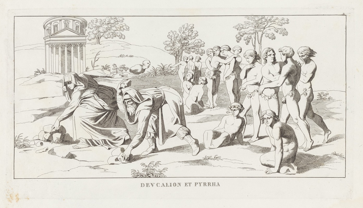 Giulio Romano - Deucalion et Pyrrha