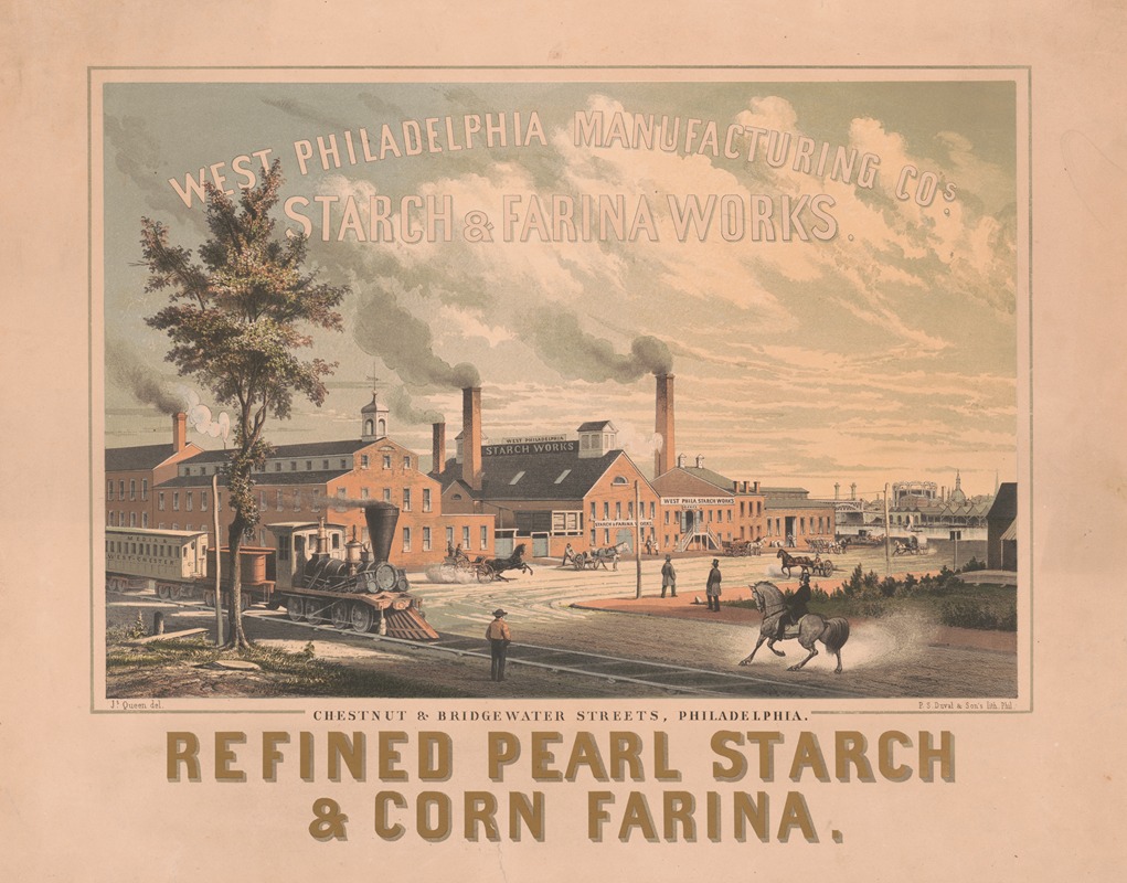 James Fuller Queen - West Philadelphia Manufacturing Cos. starch & sarina works