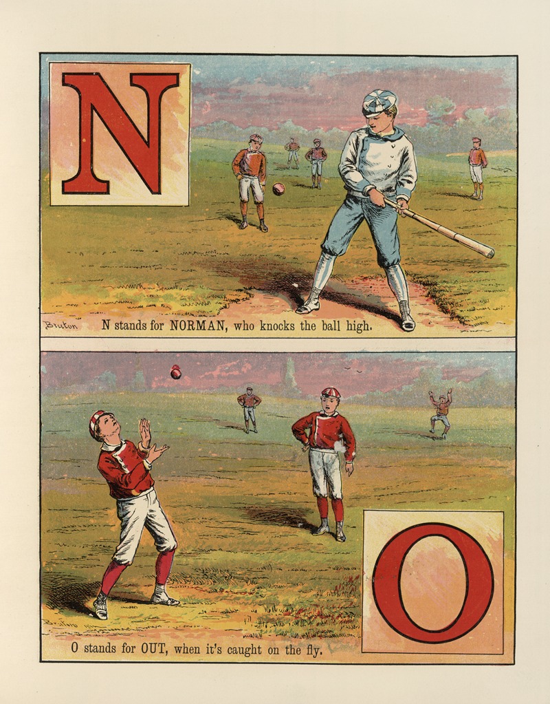 McLoughlin Bros - Baseball A B C Pl.09