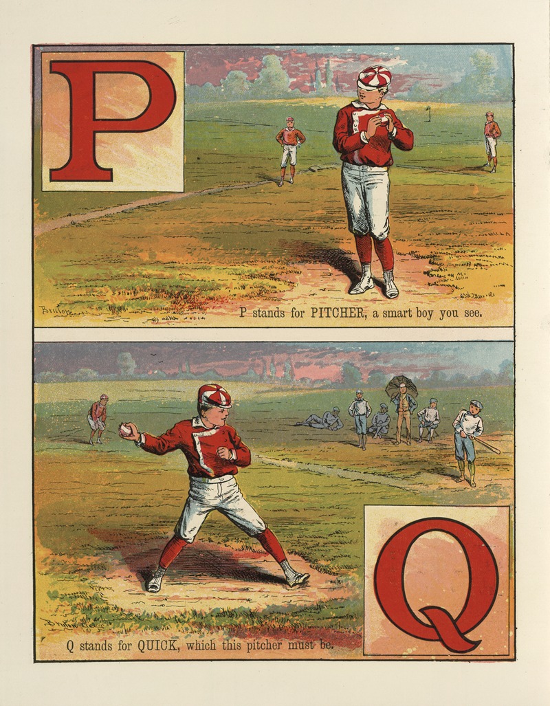 McLoughlin Bros - Baseball A B C Pl.10