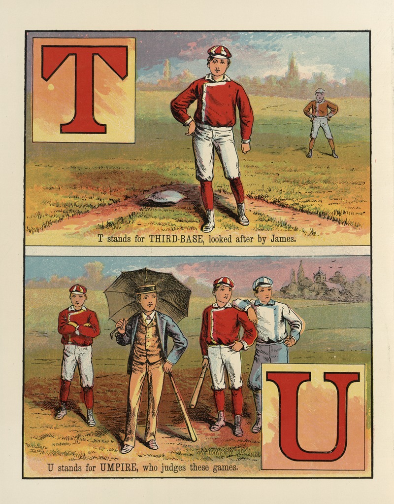 McLoughlin Bros - Baseball A B C Pl.12