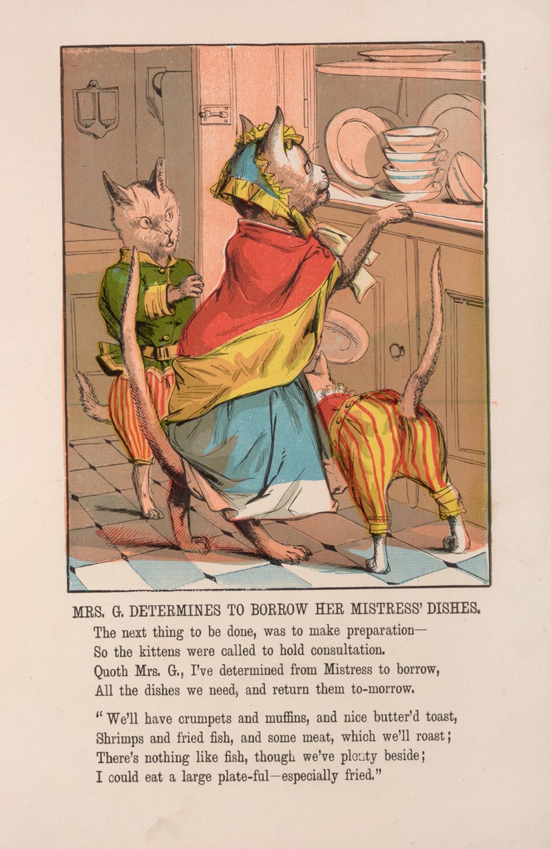 McLoughlin Bros - Mrs G. determines to borrow her mistress’ dishes