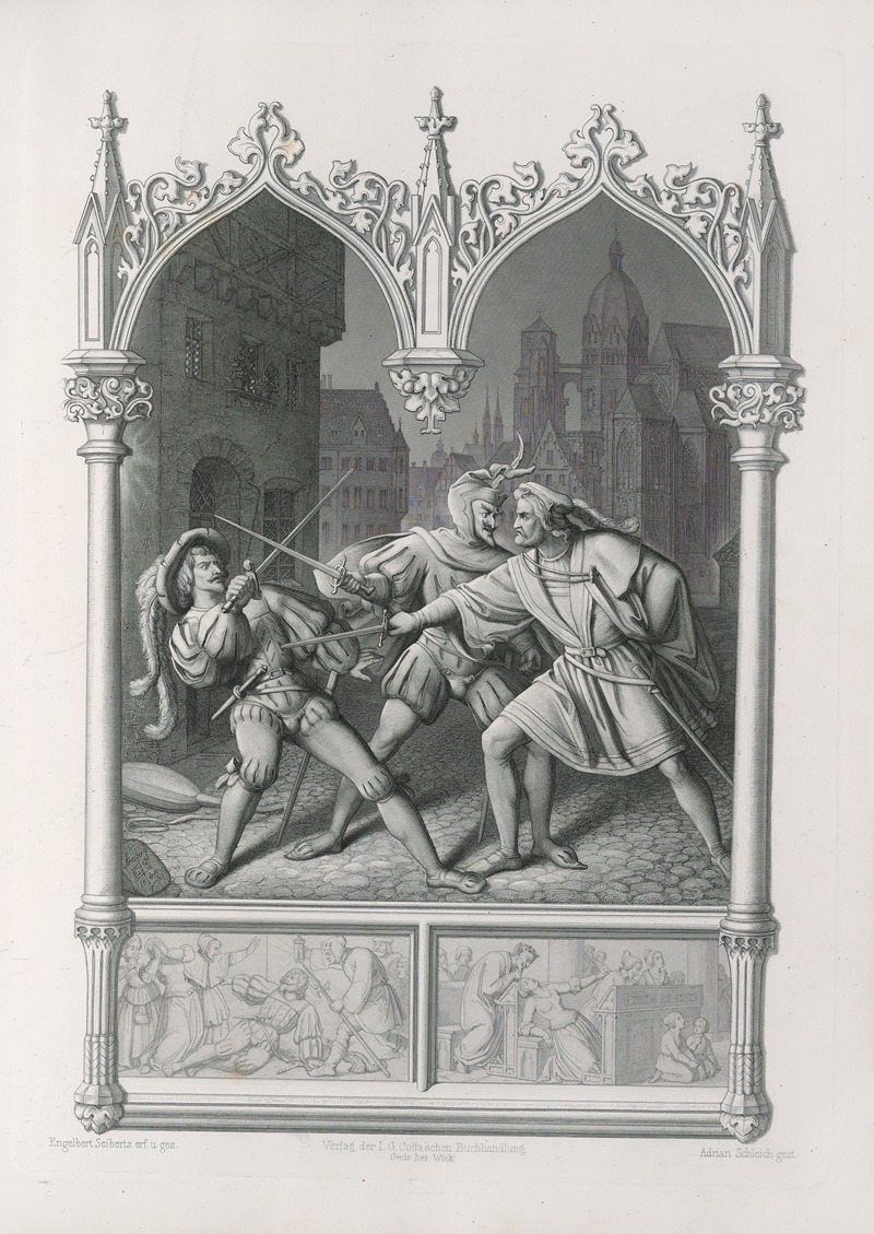 Adrian Schleich - Faust ; eine Tragödie von Goethe ; erster Theil Pl.19